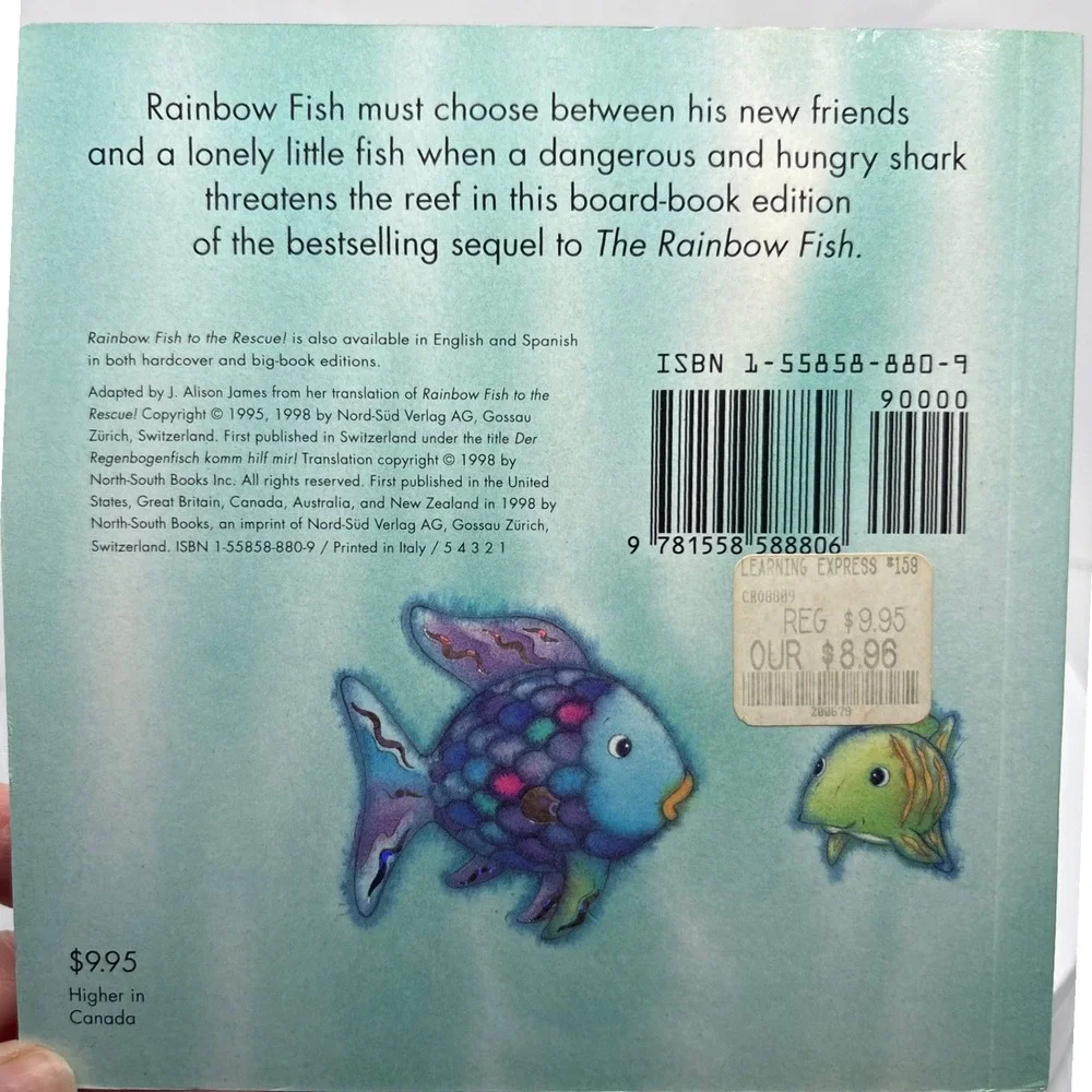 The Rainbow Fish and Rainbow Fish to‎ the Rescue Board Books by Marcus Pfister